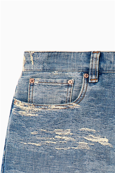 Emporio Armani Erkek 5 Cepli Pantolon Açık Mavi