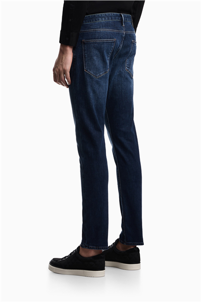 Emporio Armani Erkek 5 Cepli Pantolon İndigo Mavi
