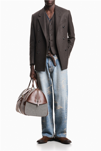Emporio Armani Erkek 5 Cepli Pantolon Açık Mavi