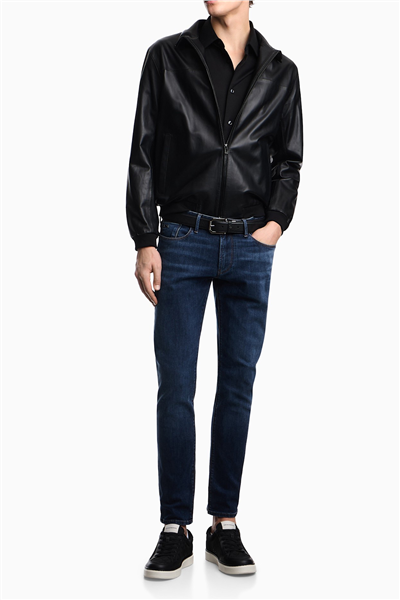 Emporio Armani Erkek 5 Cepli Pantolon İndigo Mavi