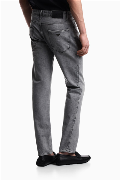 Emporio Armani Erkek 5 Cepli Pantolon Açık Gri