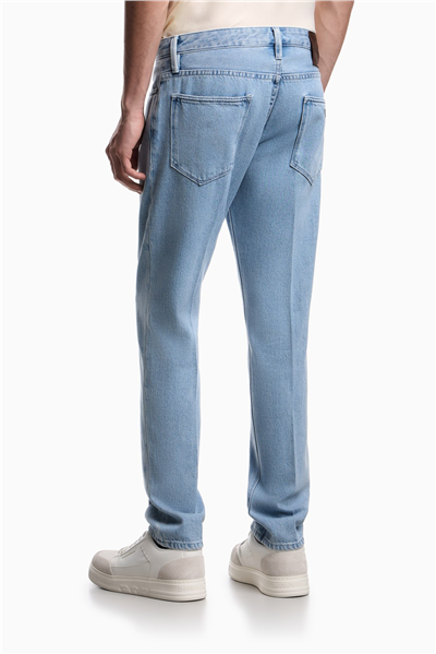 Emporio Armani Erkek 5 Cepli Pantolon Açık Mavi