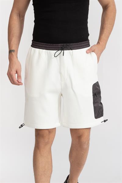 Emporio Armani Erkek Bermuda Şort Beyaz