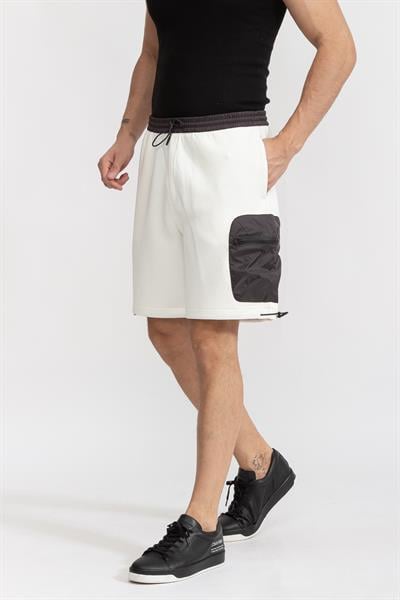 Emporio Armani Erkek Bermuda Şort Beyaz