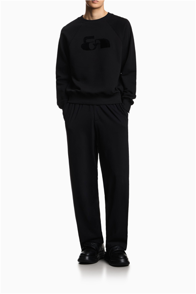 Emporio Armani Erkek Bisiklet Yaka Sweatshirt Siyah