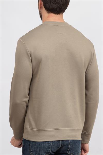 Emporio Armani Erkek Bisiklet Yaka Sweat Kahverengi