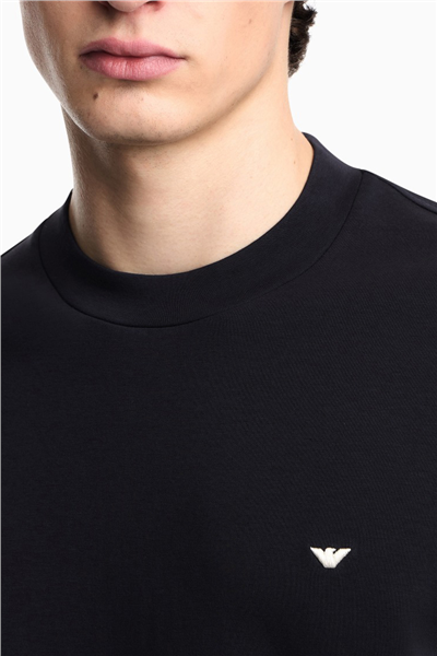 Emporio Armani Erkek Bisiklet Yaka Sweatshirt Lacivert