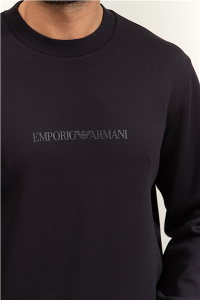 Emporio Armani Erkek Bisiklet Yaka Sweatshirt