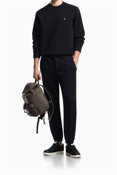 Emporio Armani Erkek Bisiklet Yaka Sweatshirt Lacivert