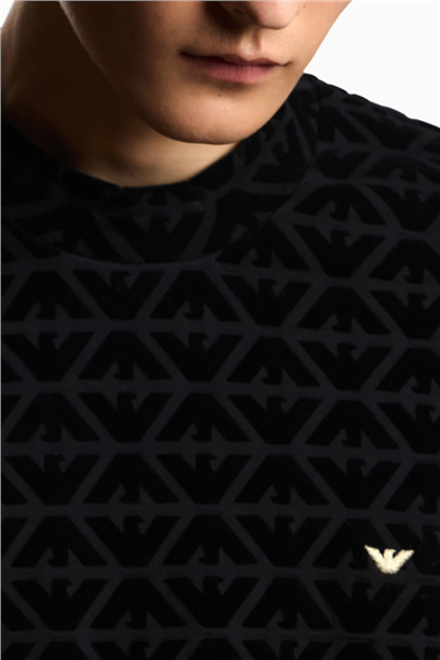 Emporio Armani Erkek Bisiklet Yaka Sweatshirt Çok Renkli