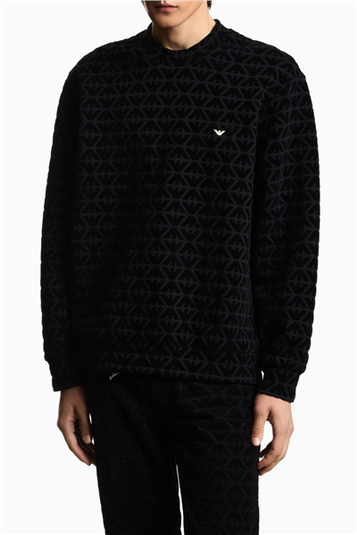 Emporio Armani Erkek Bisiklet Yaka Sweatshirt Çok Renkli