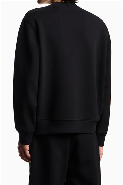 Emporio Armani Erkek Bisiklet Yaka Sweatshirt Siyah