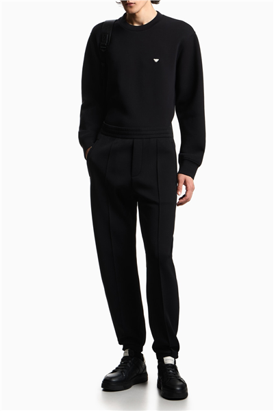 Emporio Armani Erkek Bisiklet Yaka Sweatshirt Siyah