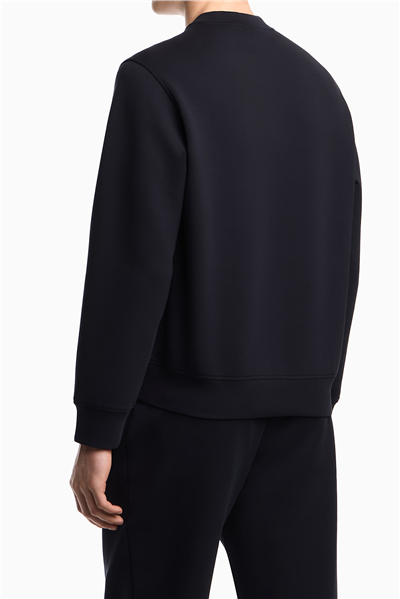 Emporio Armani Erkek Bisiklet Yaka Sweatshirt Lacivert