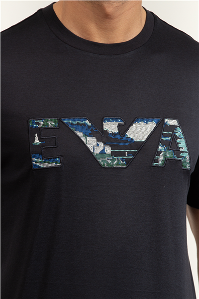 Emporio Armani Erkek Bisiklet Yaka T-Shirt