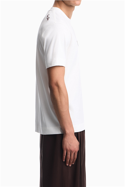 Emporio Armani Erkek Bisiklet Yaka T-Shirt Beyaz