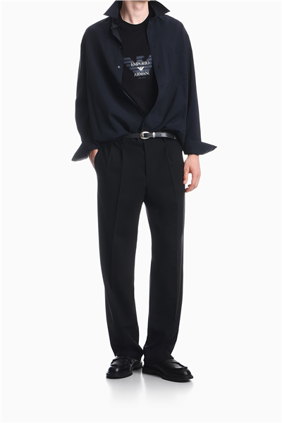 Emporio Armani Erkek Bisiklet Yaka T-Shirt Siyah