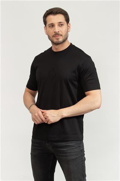 Emporio Armani Erkek Bisiklet Yaka T-Shirt Siyah