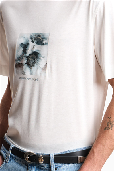 Emporio Armani Erkek Bisiklet Yaka T-Shirt