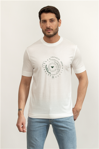 Emporio Armani Erkek Bisiklet Yaka T-Shirt