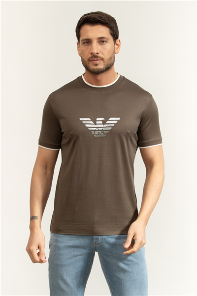 Emporio Armani Erkek Bisiklet Yaka T-Shirt