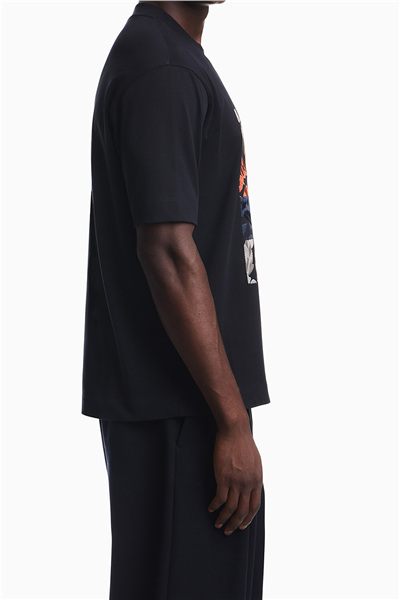 Emporio Armani Erkek Bisiklet Yaka T-Shirt Lacivert