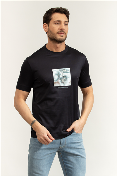 Emporio Armani Erkek Bisiklet Yaka T-Shirt