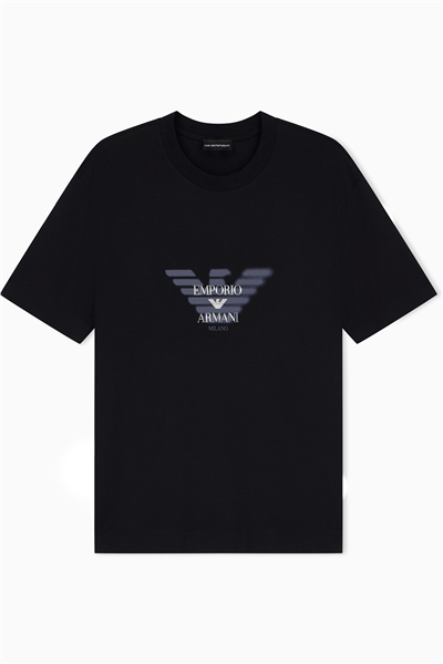 Emporio Armani Erkek Bisiklet Yaka T-Shirt Siyah