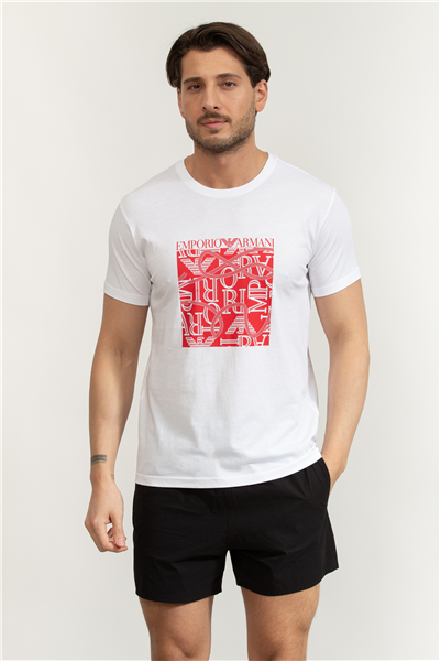 Emporio Armani Erkek Bisiklet Yaka T-Shirt