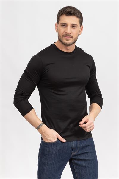 Emporio Armani Erkek Bisiklet Yaka T-Shirt Siyah