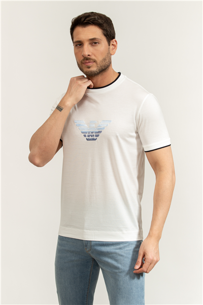 Emporio Armani Erkek Bisiklet Yaka T-Shirt