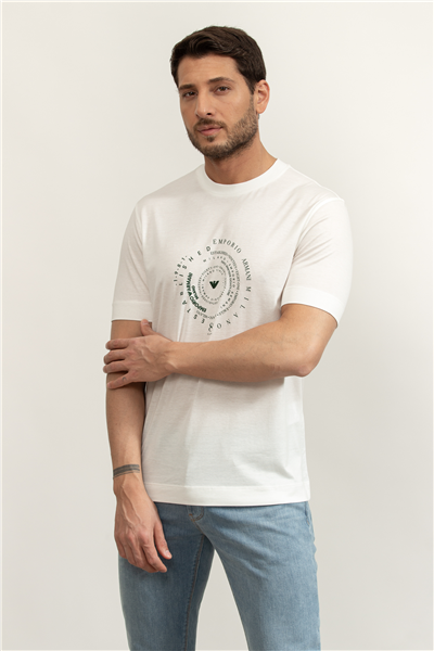 Emporio Armani Erkek Bisiklet Yaka T-Shirt