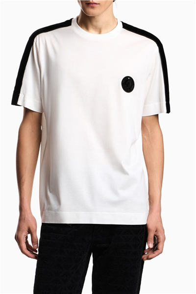 Emporio Armani Erkek Bisiklet Yaka T-Shirt Beyaz