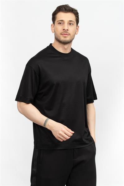 Emporio Armani Erkek Bisiklet Yaka T-Shirt Siyah
