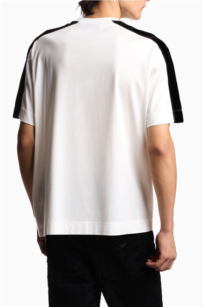 Emporio Armani Erkek Bisiklet Yaka T-Shirt Beyaz
