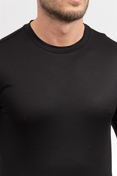 Emporio Armani Erkek Bisiklet Yaka T-Shirt Siyah