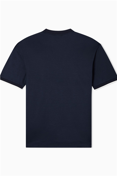 Emporio Armani Erkek Bisiklet Yaka T-Shirt Lacivert