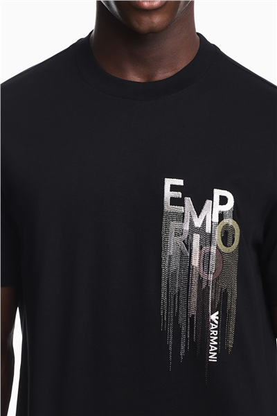 Emporio Armani Erkek Bisiklet Yaka T-Shirt