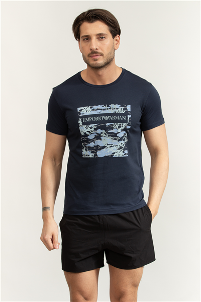 Emporio Armani Erkek Bisiklet Yaka T-Shirt