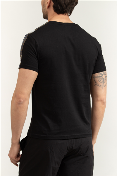 Emporio Armani Erkek Bisiklet Yaka T-Shirt Siyah