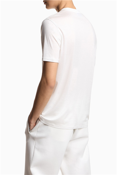 Emporio Armani Erkek Bisiklet Yaka T-Shirt Beyaz