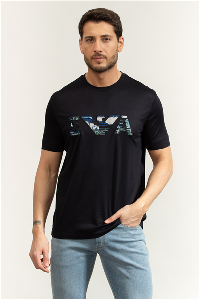 Emporio Armani Erkek Bisiklet Yaka T-Shirt