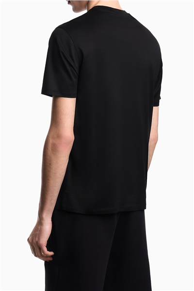 Emporio Armani Erkek Bisiklet Yaka T-Shirt Siyah