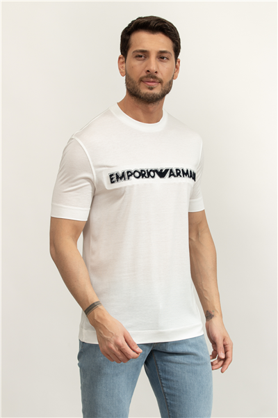 Emporio Armani Erkek Bisiklet Yaka T-Shirt