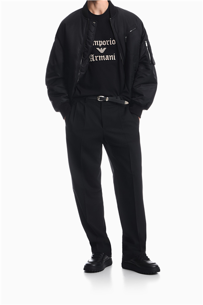 Emporio Armani Erkek Bisiklet Yaka T-Shirt Siyah