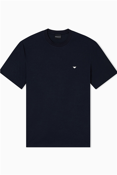 Emporio Armani Erkek Bisiklet Yaka T-Shirt Lacivert