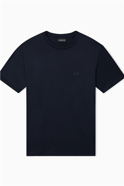 Emporio Armani Erkek Bisiklet Yaka T-Shirt Lacivert