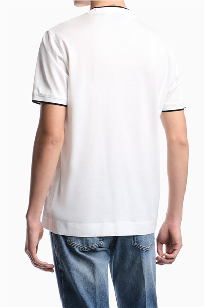 Emporio Armani Erkek Bisiklet Yaka T-Shirt Beyaz