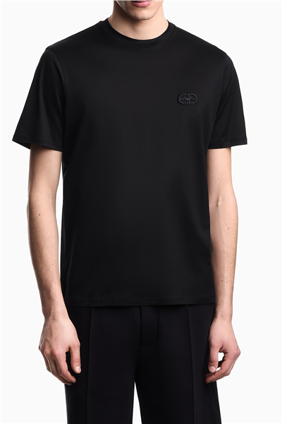 Emporio Armani Erkek Bisiklet Yaka T-Shirt Siyah