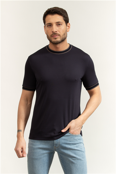 Emporio Armani Erkek Bisiklet Yaka T-Shirt